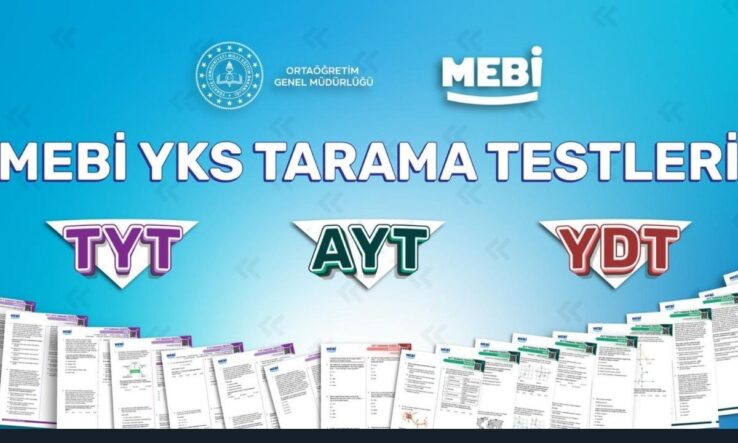 MEBİ Bireysel Öğrenme Platformu’nda YKS Tarama Testleri Yayınlandı