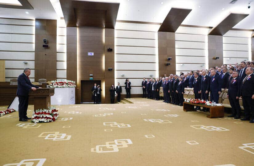 Erdoğan, Anayasa Mahkemesi'nin 64. Kuruluş Yıl Dönümü ve Şaban Kazdal’ın Yemin Törenine Katıldı