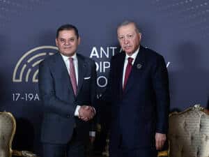 Antalya’da Cumhurbaşkanı Erdoğan ve Libya Başbakanı Dibeybe Arasında Görüşme Gerçekleşti