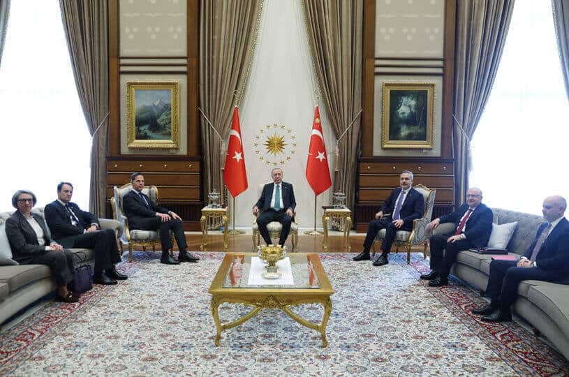 Ankara’da Cumhurbaşkanı Erdoğan, NATO Genel Sekreteri Rutte ile Bir Araya Geldi