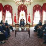 Cumhurbaşkanı Erdoğan, Vietnam Meclis Başkanı Tran Thanh Man ile Dolmabahçe'de Görüştü