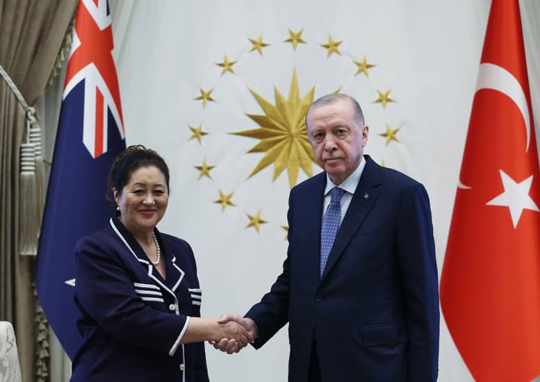 Cumhurbaşkanı Erdoğan, Yeni Zelanda Genel Valisi Kiro’yu Beştepe’de Ağırladı