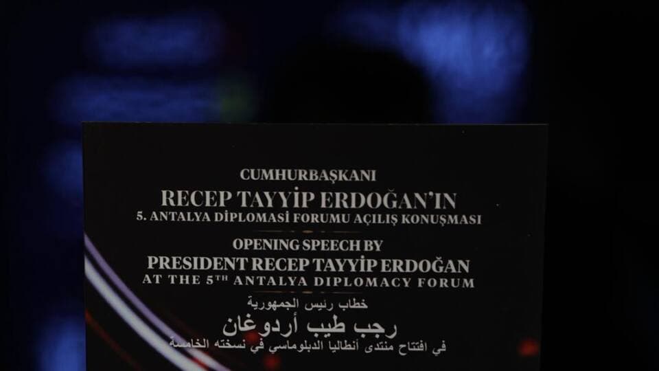 Cumhurbaşkanı Erdoğan’ın Antalya Diplomasi Forumu konuşması üç dilde yayımlandı