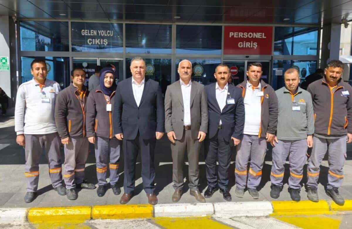 Şanlıurfa GAP Havalimanı’nda Çalışanlarla Üyelerin Talepleri Görüşüldü