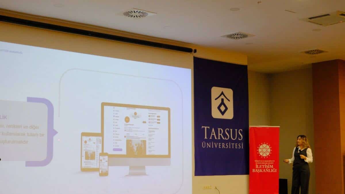 Tarsus Üniversitesi’nde resmi yazışma ve kurumsal sosyal medya eğitimi düzenlendi